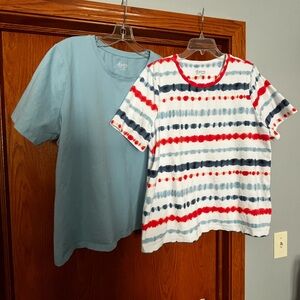 Set of Denim & Company cotton shirts